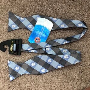 UNC CH plaid bow tie, NWT, silk